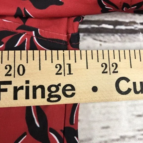 Reyn Spooner UGA Georgia Bulldog Performance Polo Medium Aloha Print Red NWT - Picture 8 of 10